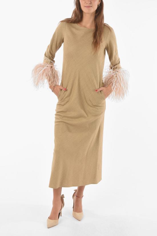  스테판 잔손 미디 원피스 76907H10017 Beige