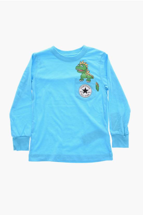  [키즈] 컨버스 캐주얼 세트 8CC832 023 Azzurro Nero - CONVERSE