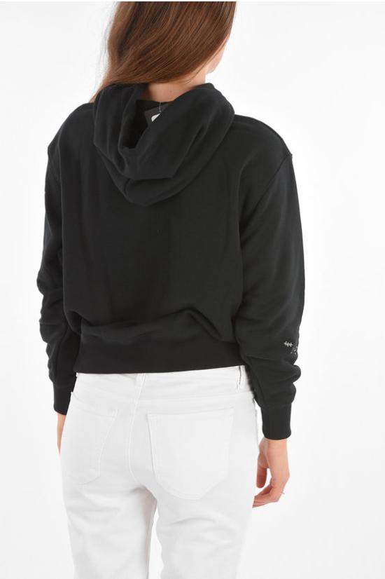  컨버스 후드 티셔츠 10024230 001 Black - CONVERSE