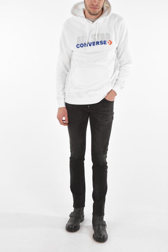  컨버스 후드 티셔츠 10024194 102 White - CONVERSE