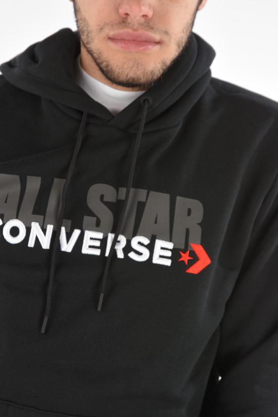  컨버스 후드 티셔츠 10024194 001 Black - CONVERSE