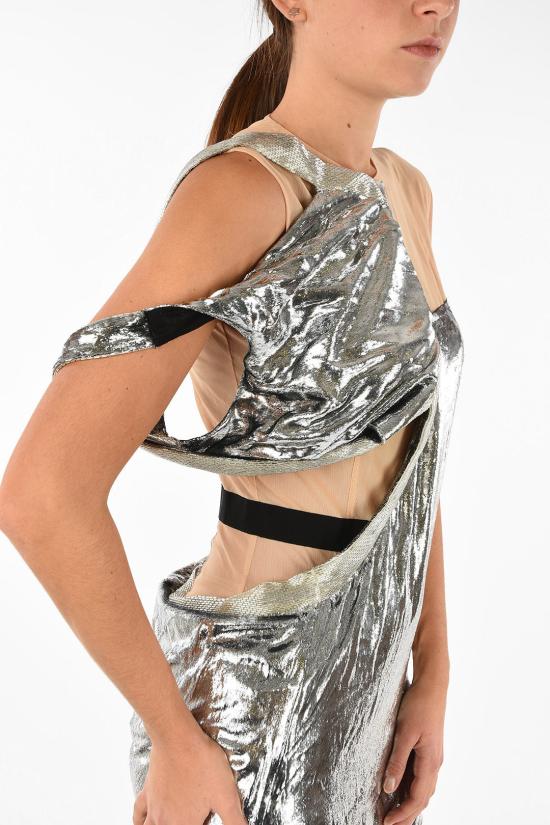 마르지엘라 미디 원피스 S29CT0551 S47241 905 Silver - MAISON MARGIELA