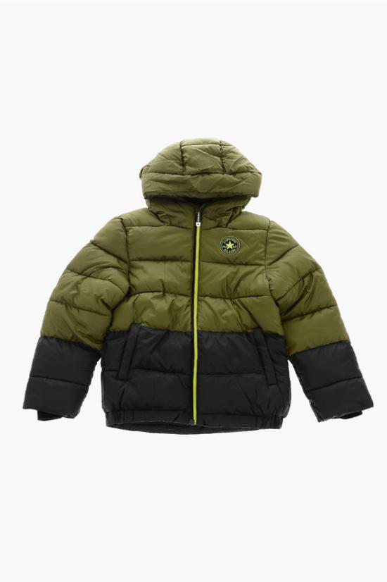  [키즈] 컨버스 패딩 9CC930 EC6 Nero Verde Militare