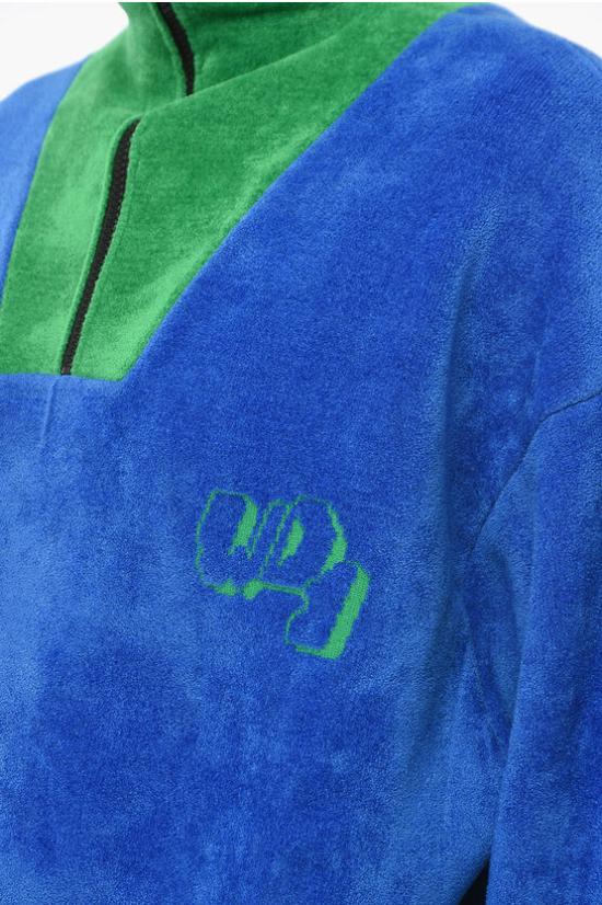  웰던 긴팔 티셔츠 WD KO1 22 615 UBL Blue - WE11DONE