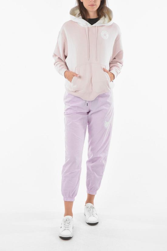  컨버스 후드 티셔츠 10025000 A01 Bianco Rosa - CONVERSE