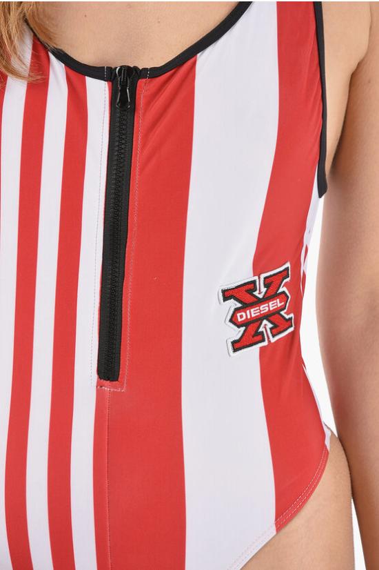  디젤 원피스 수영복 A05235 0TEAD E5584 Bianco Rosso - DIESEL