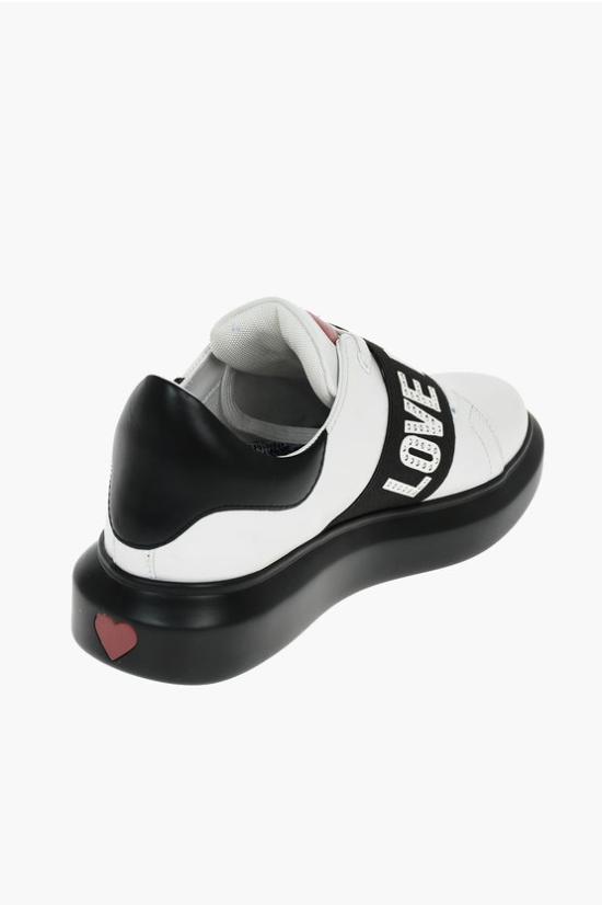  모스키노 스니커즈 JA15084G1FIA110A Black White - MOSCHINO