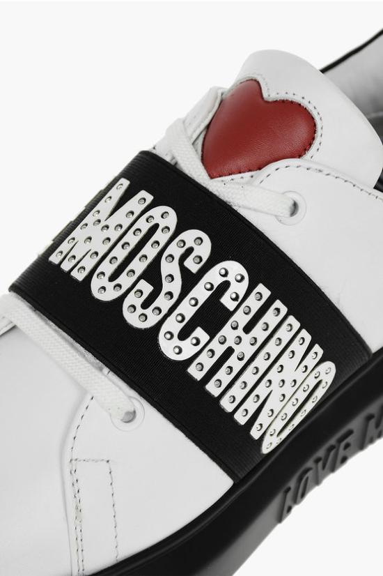  모스키노 스니커즈 JA15084G1FIA110A Black White - MOSCHINO