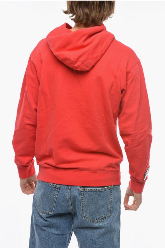  웰던 후드 티셔츠 WD TH1 22 622 URD Red - WE11DONE