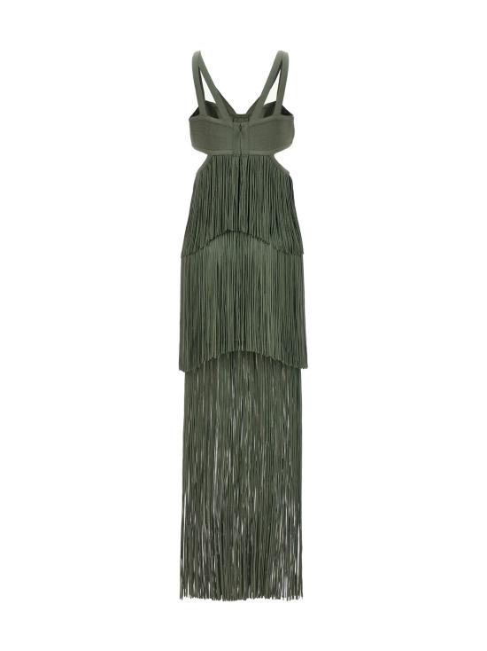  에르베레제 롱 원피스 FRI8423424345 Green - HERVE LEGER