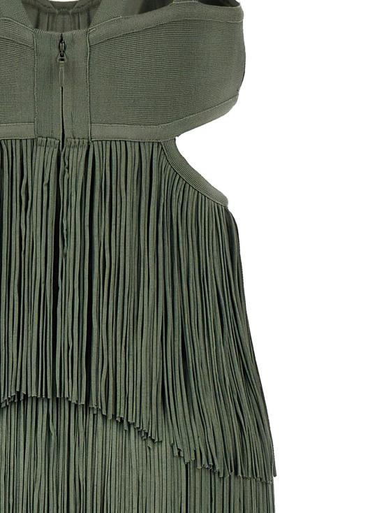  에르베레제 롱 원피스 FRI8423424345 Green - HERVE LEGER