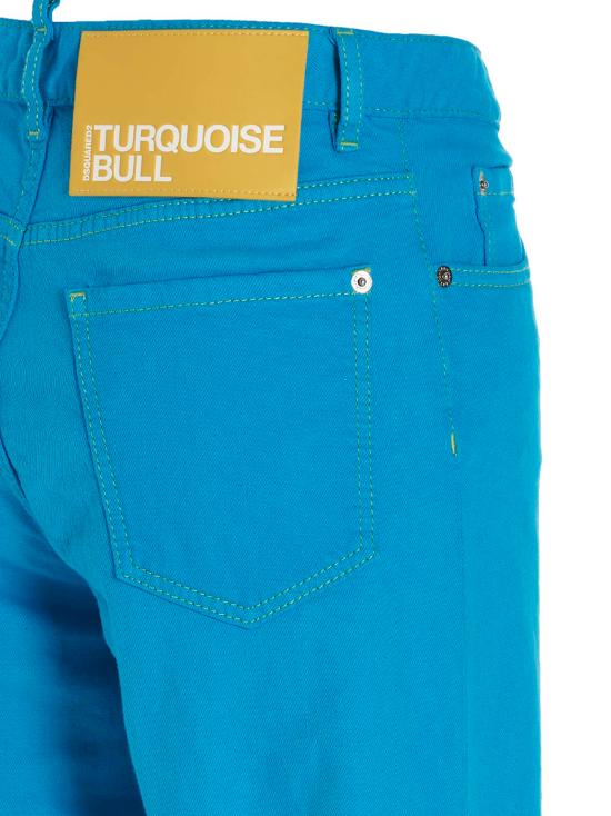  디스퀘어드2 스트레이트 팬츠 S75LB0742S30811534 Light Blue - DSQUARED2