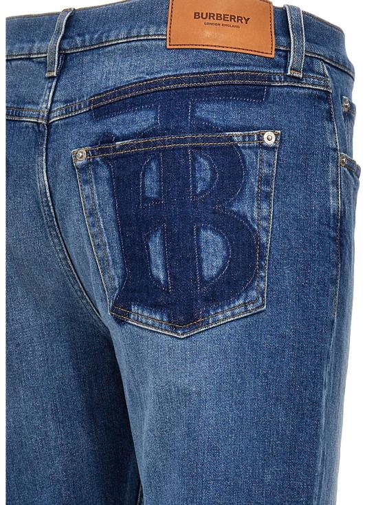  버버리 / 남성 스트레이트 데님 팬츠 8067639NAVY BPG - BURBERRY