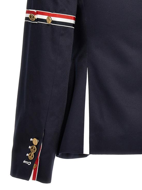  톰브라운 / 여성 트롬프 로일 클래식 자켓 FBC849OF0202415 Blue BPG - THOM BROWNE