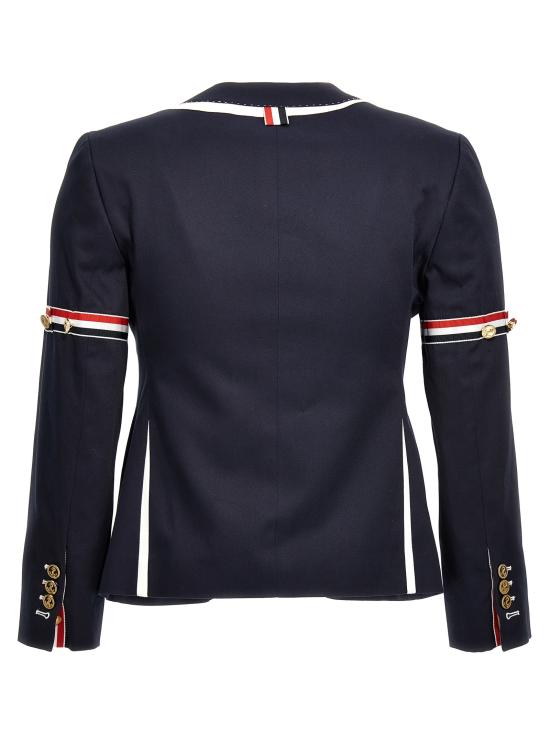  톰브라운 / 여성 트롬프 로일 클래식 자켓 FBC849OF0202415 Blue BPG - THOM BROWNE