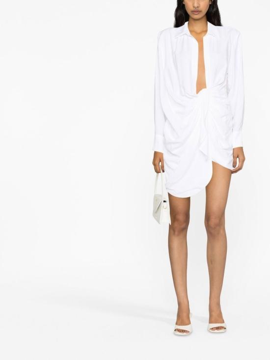  자크뮈스 숏 원피스 21H213DR009 1020 100 WHITE - JACQUEMUS