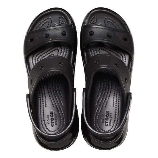  크록스 샌들 207989 CLASSIC MEGA CRUSH SANDAL 001 Black - CROCS