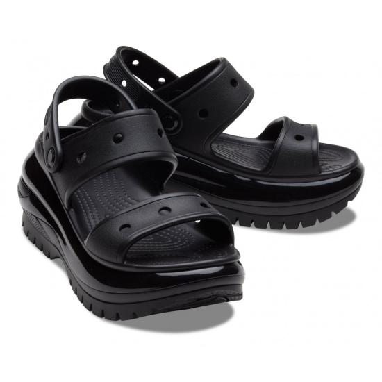  크록스 샌들 207989 CLASSIC MEGA CRUSH SANDAL 001 Black