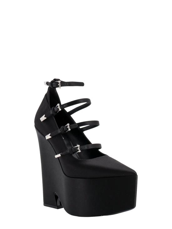 24FW 베르사체 힐/펌프스 10094691A00619 1B00P Black - VERSACE