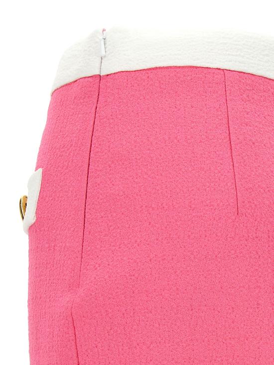  모스키노 롱 스커트 A011804182208 Pink - MOSCHINO