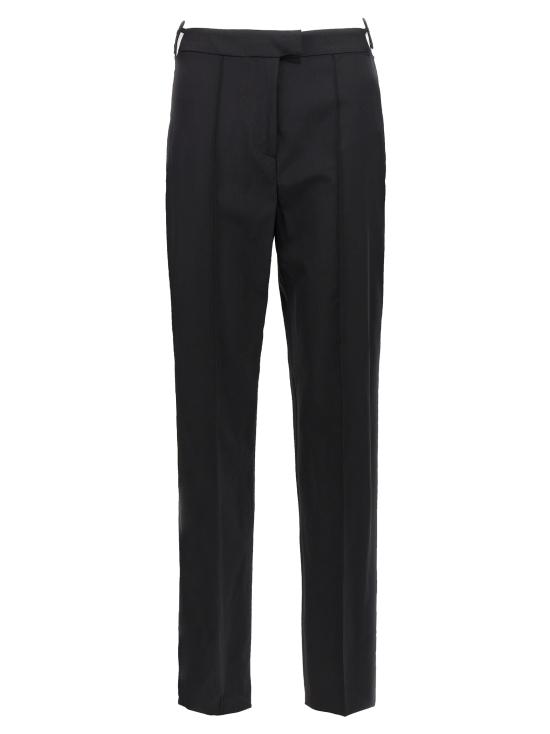  넨시 도자카 스트레이트 스트레이트 팬츠 NDSS23TRS026BLACK Black