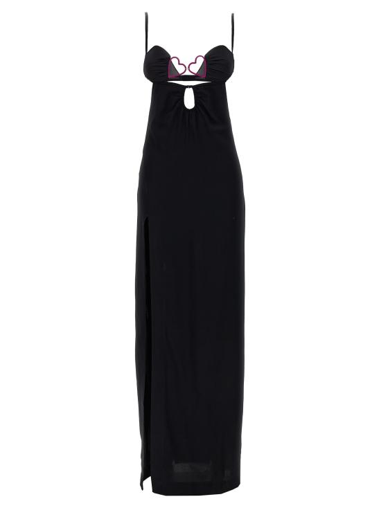  넨시 도자카 롱 원피스 NDSS23DR132BLACK Black