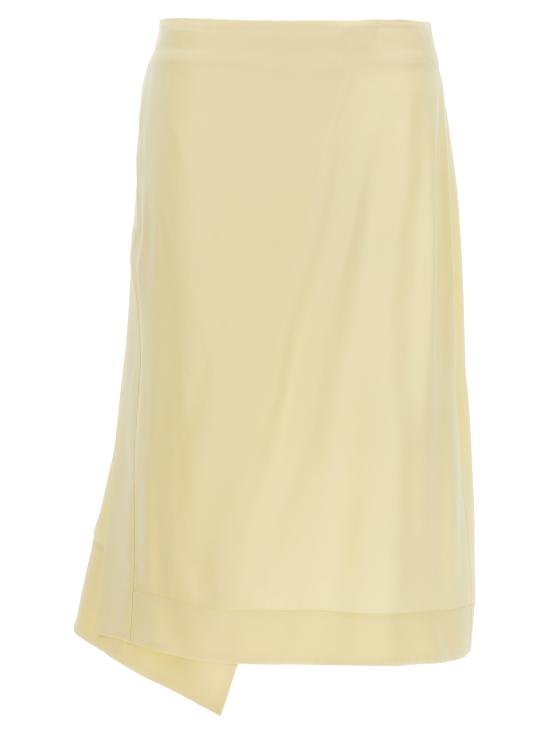  질샌더 롱 스커트 J03MA0113J65022337 Yellow
