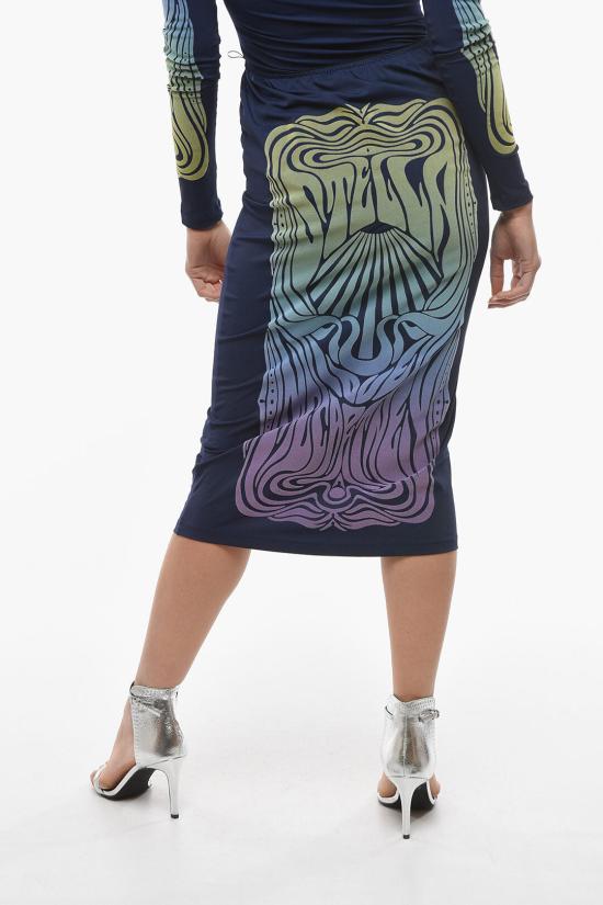  스텔라 맥카트니 롱 스커트 604377 STA34 7211 Blue - STELLA MCCARTNEY