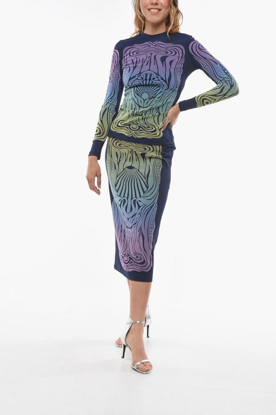  스텔라 맥카트니 긴팔 티셔츠 604378 STA36 7203 Blue - STELLA MCCARTNEY