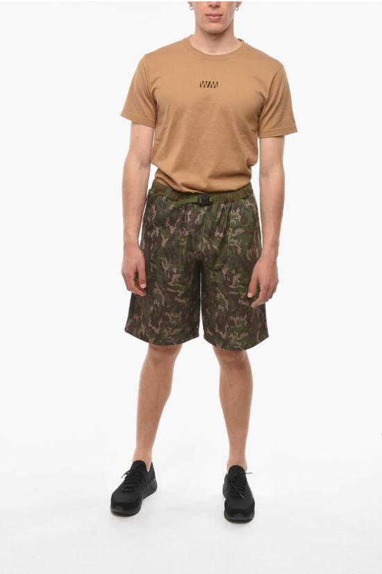  화이트마운티니어링 숏팬츠 AW21WM2173418 0 KHAKI Military Green - WHITE MOUNTAINEERING