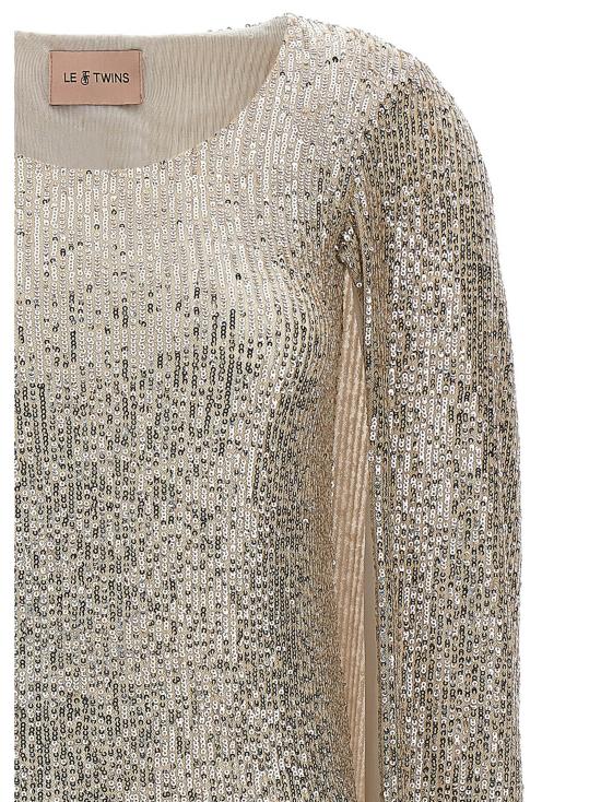  르 트윈스 숏 원피스 PERUGIAARGENTO Silver - LE TWINS