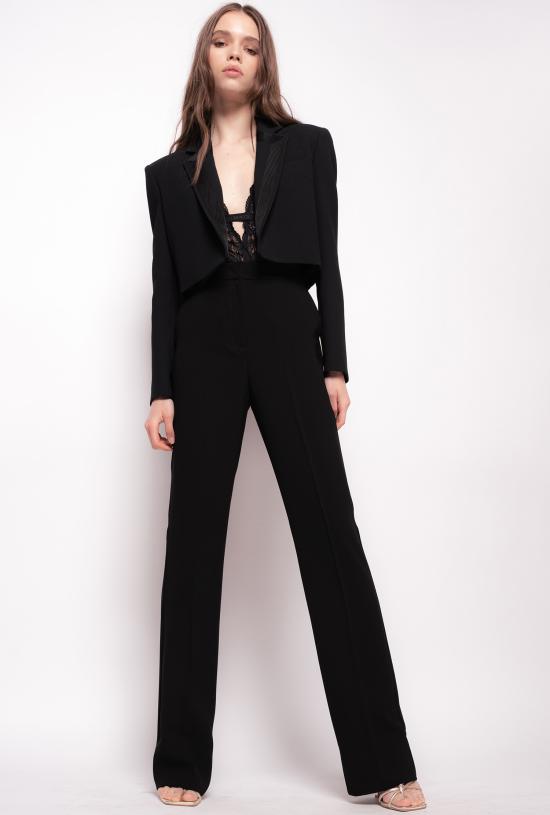  핑코 스트레이트 스트레이트 팬츠 LITCHI 1N13HU4575 Z99 - PINKO