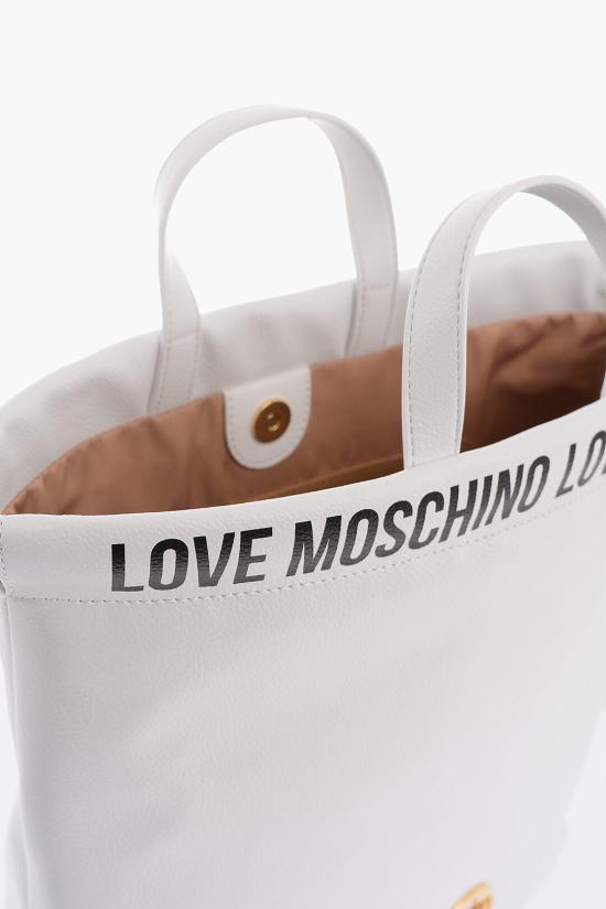  모스키노 토트백 JC4225PP0GKJ110A White - MOSCHINO