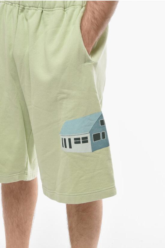  언더커버 숏팬츠 UC1B4509 2 0 PEPPERMINT Green - UNDERCOVER