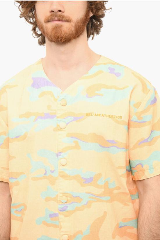  벨 에어 아틀레틱스 반팔 셔츠 32BELE01S 226222 08 Yellow - BEL AIR ATHLETICS