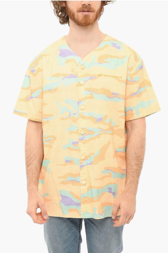  벨 에어 아틀레틱스 반팔 셔츠 32BELE01S 226222 08 Yellow