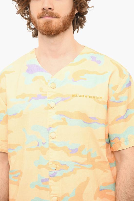  벨 에어 아틀레틱스 반팔 셔츠 32BELE01S 226222 08 Yellow - BEL AIR ATHLETICS