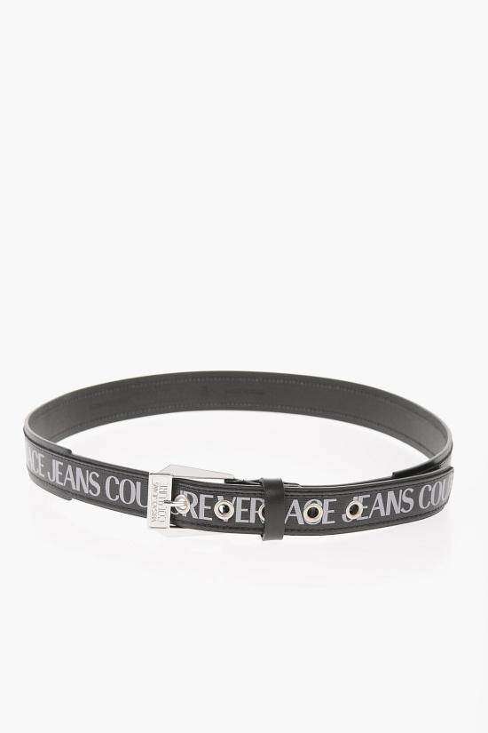  베르사체 가죽 벨트 74YA6F03 ZP243 PV3 Black - VERSACE