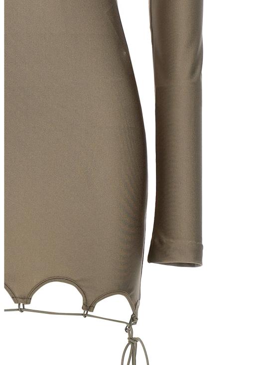  디 아티코 숏 원피스 238WCA229PA44390 Beige - THE ATTICO