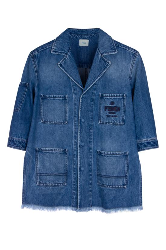  [키즈] 펜디 데님 자켓 JMA283AMHX F0QG0 DARKBLU