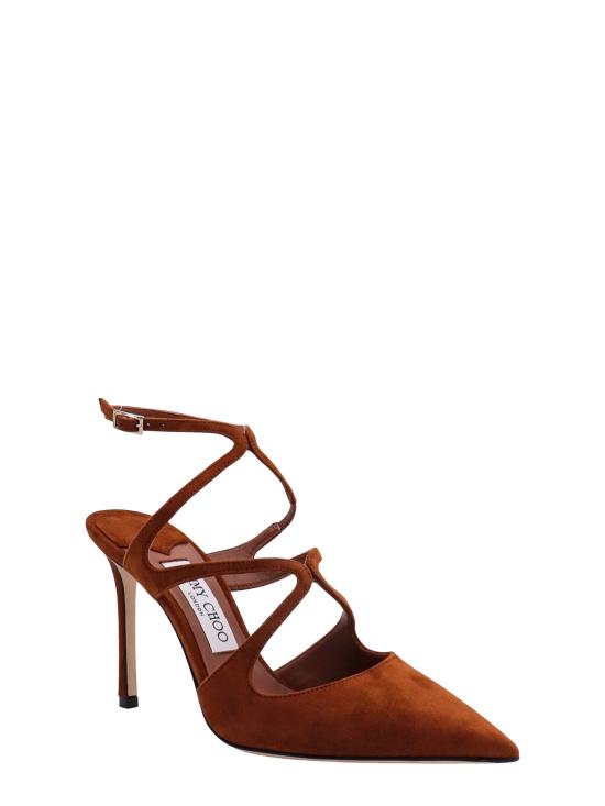 24FW 지미추 힐/펌프스 AZIAPUMP95SUE TAN Brown - JIMMY CHOO