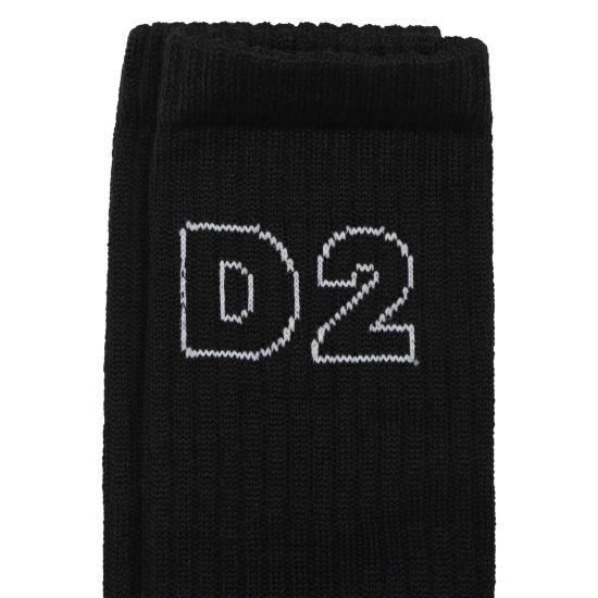  [키즈] 디스퀘어드2 발목 양말 DQ1827 D0A4T D2Z49U DQ900 BLACK - DSQUARED2