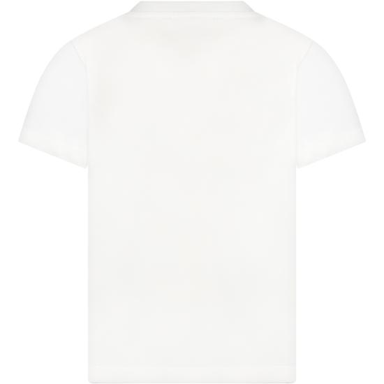  [키즈] 발망 티셔츠 BT8A81 Z0057 102 WHITE - BALMAIN