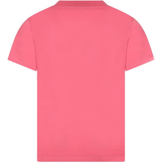  [키즈] 발망 티셔츠 BT8A81 Z0057 413 FUCHSIA - BALMAIN