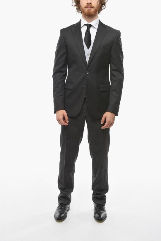  꼬르넬리아니 수트 자켓 838Z69 9160089 001 Black