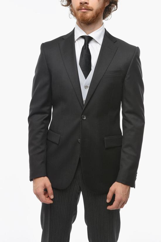  꼬르넬리아니 수트 자켓 838Z69 9160089 001 Black - CORNELIANI