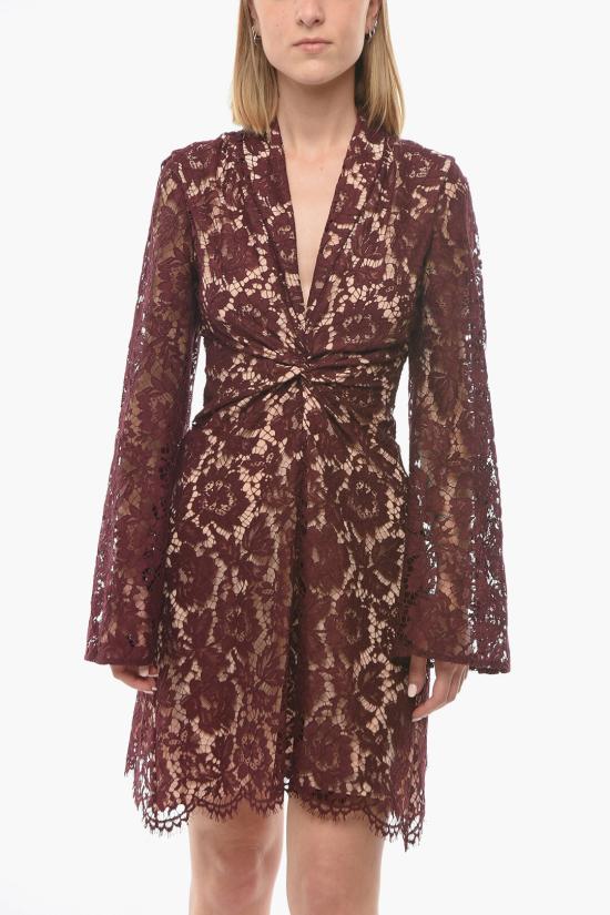  슈퍼 블론드 숏 원피스 SB SHORT LACE DRESS01 BURGUNDY Burgundy - SUPER BLOND