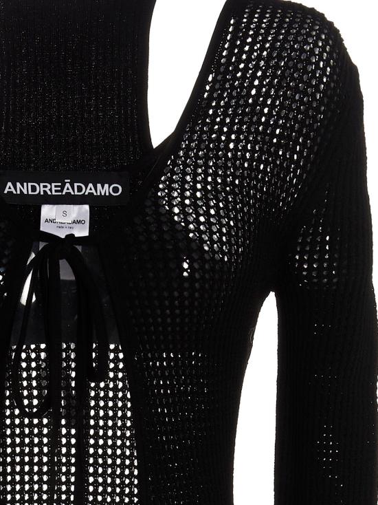  안드레아 아다모 롱 원피스 ADPS23CA029472680473 Black - ANDREA ADAMO