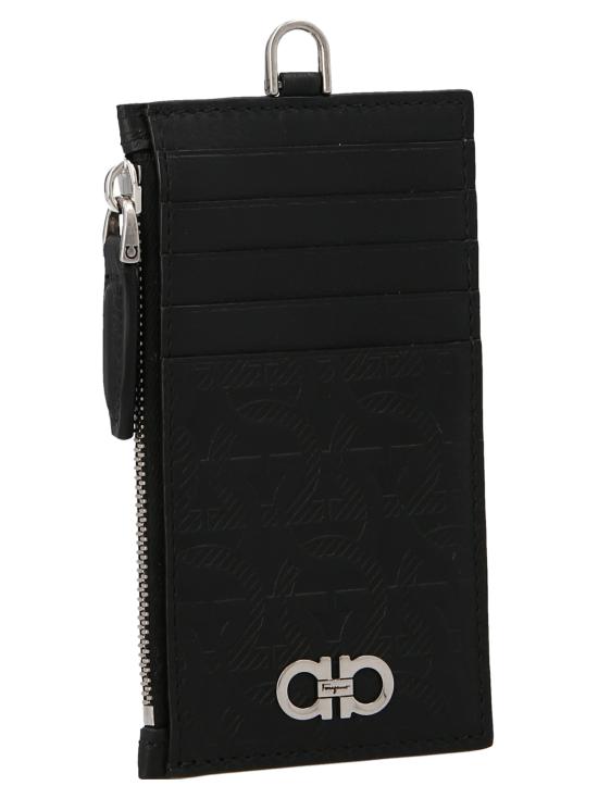  살바토레 페라가모 / 남성 간치오 카드지갑 0758003NERO Black BPG - SALVATORE FERRAGAMO