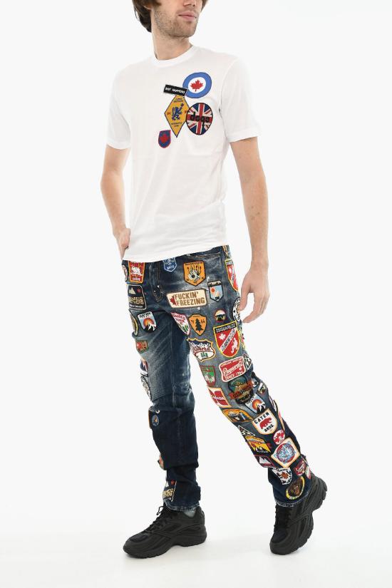  디스퀘어드2 반팔 티셔츠 S71GD0488 S22427 100 White - DSQUARED2